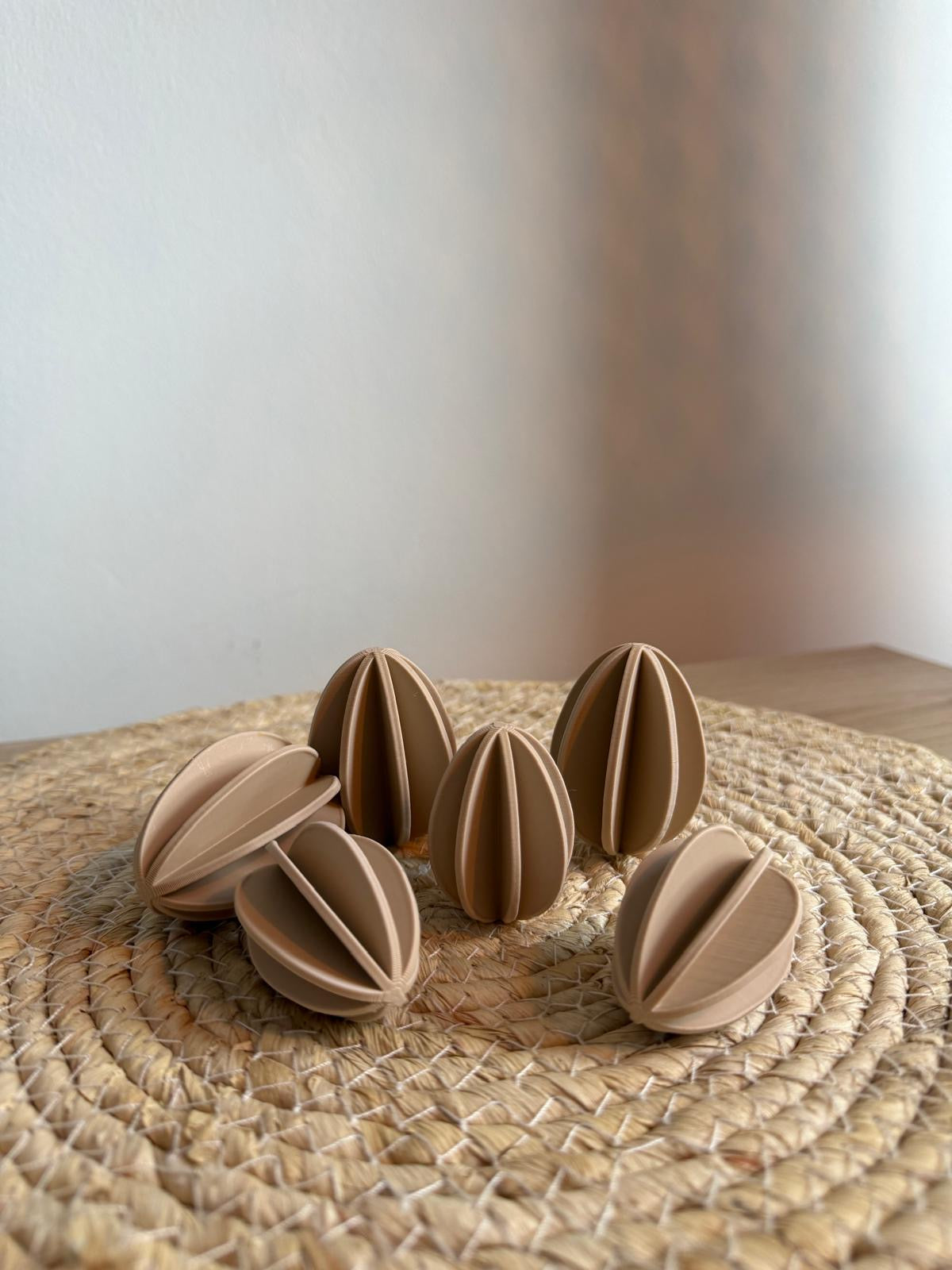 Moderne 3D-gedruckte Ostereier – Minimalistische Osterdekoration